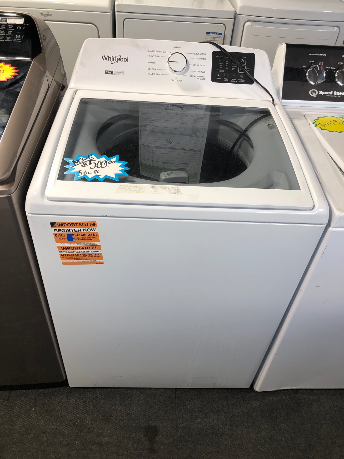 NEW!! Whirlpool Top Load Washer