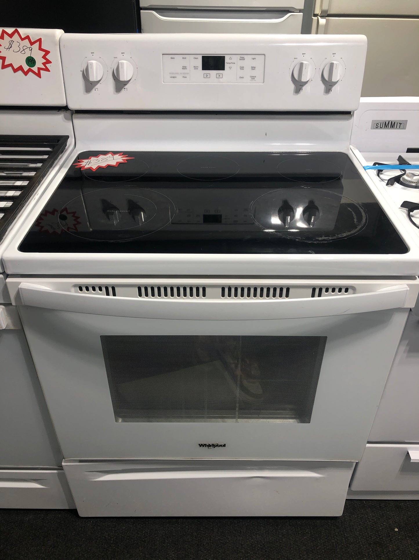 4 Burner Electric Whirlpool Range