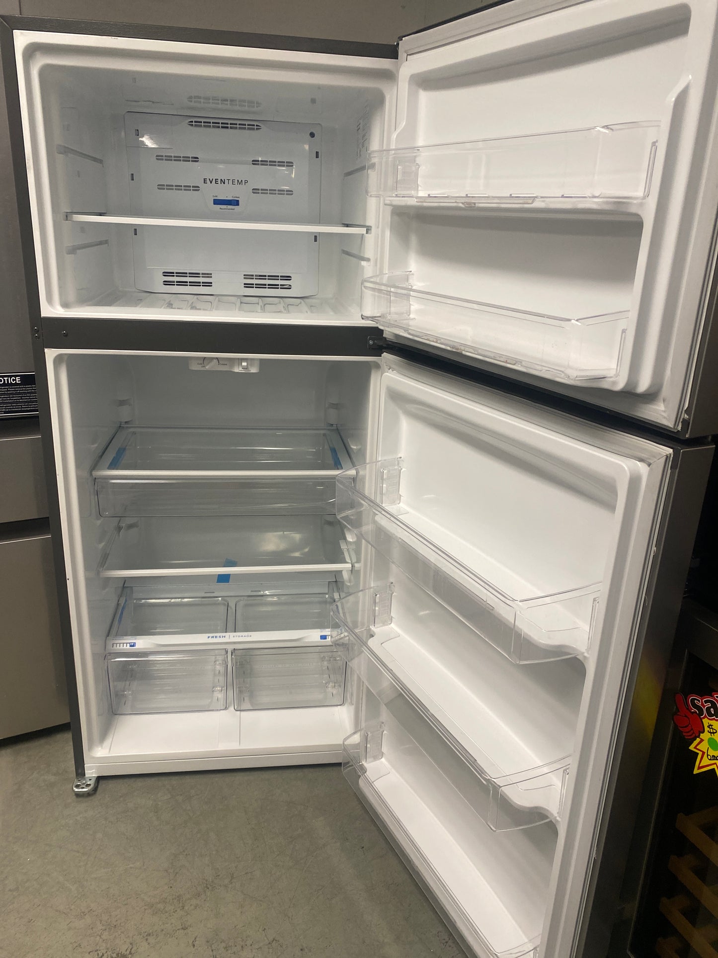 Frigidaire stainless steel Top Freezer Refrigerator