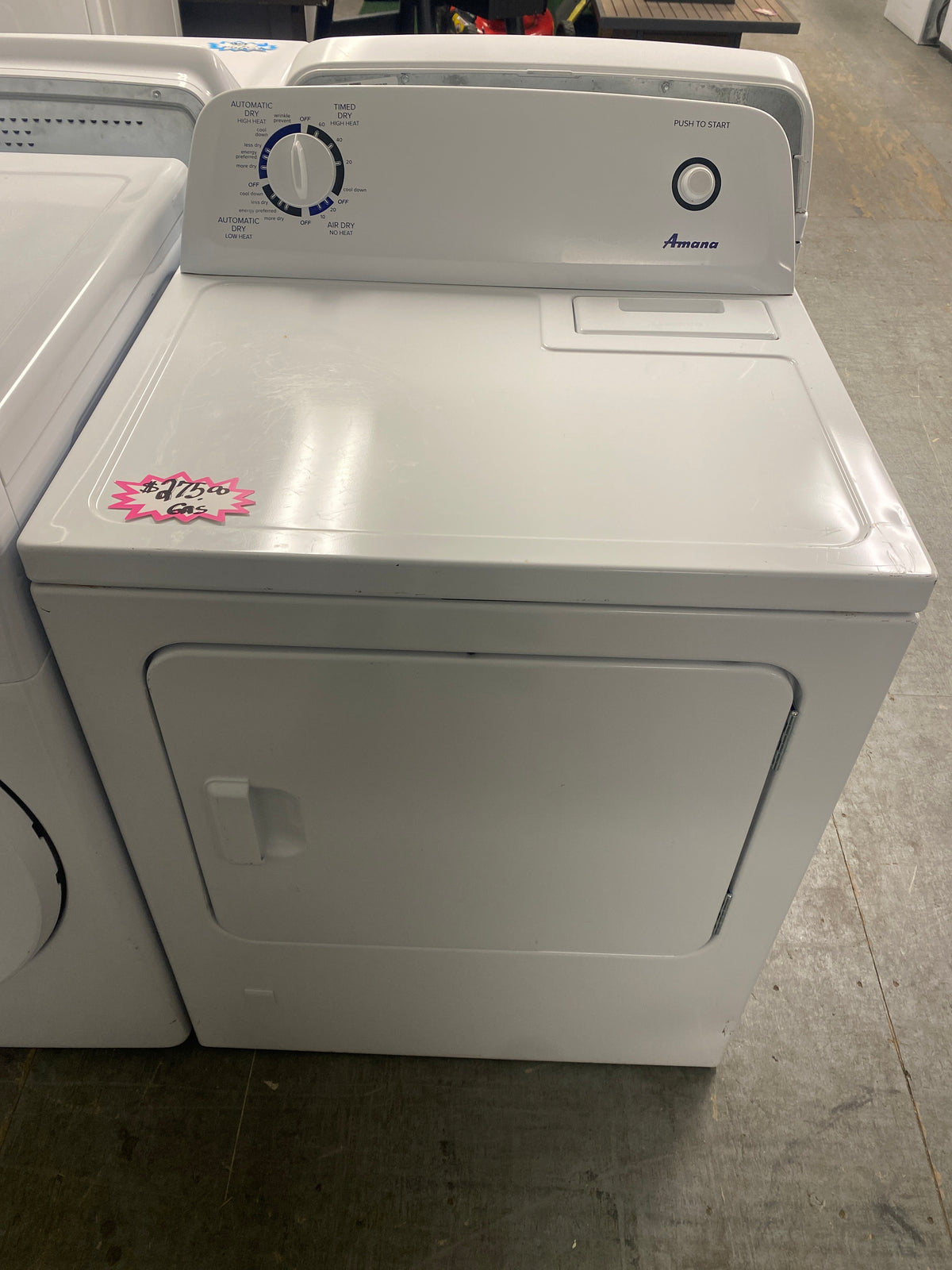 Amana 6.5 cu. ft. Natural Gas Dryer
