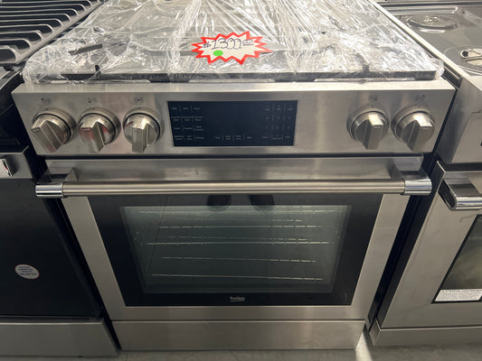 Beko 30" 5- Burner Natural Gas Slide-In Range