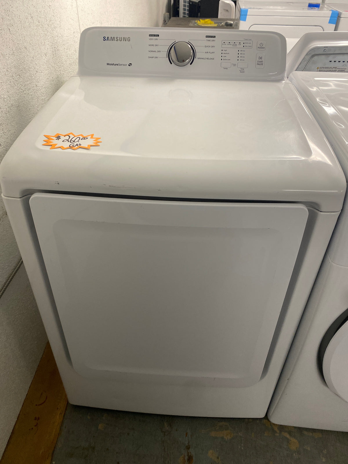 Samsung 7.2 cu. ft. Natural Gas Dryer