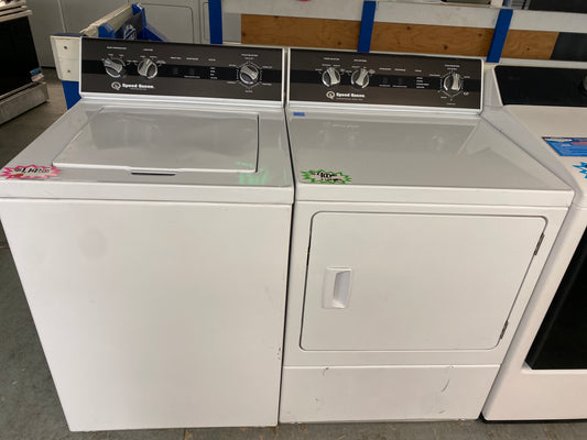Speedqueen commercial Top Load Washer & 7.0 cu. ft. Electric Dryer