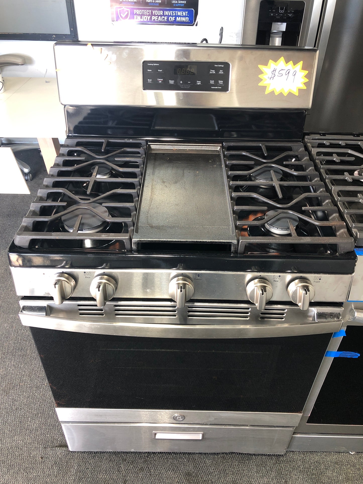 5 Burner Propane GE Range