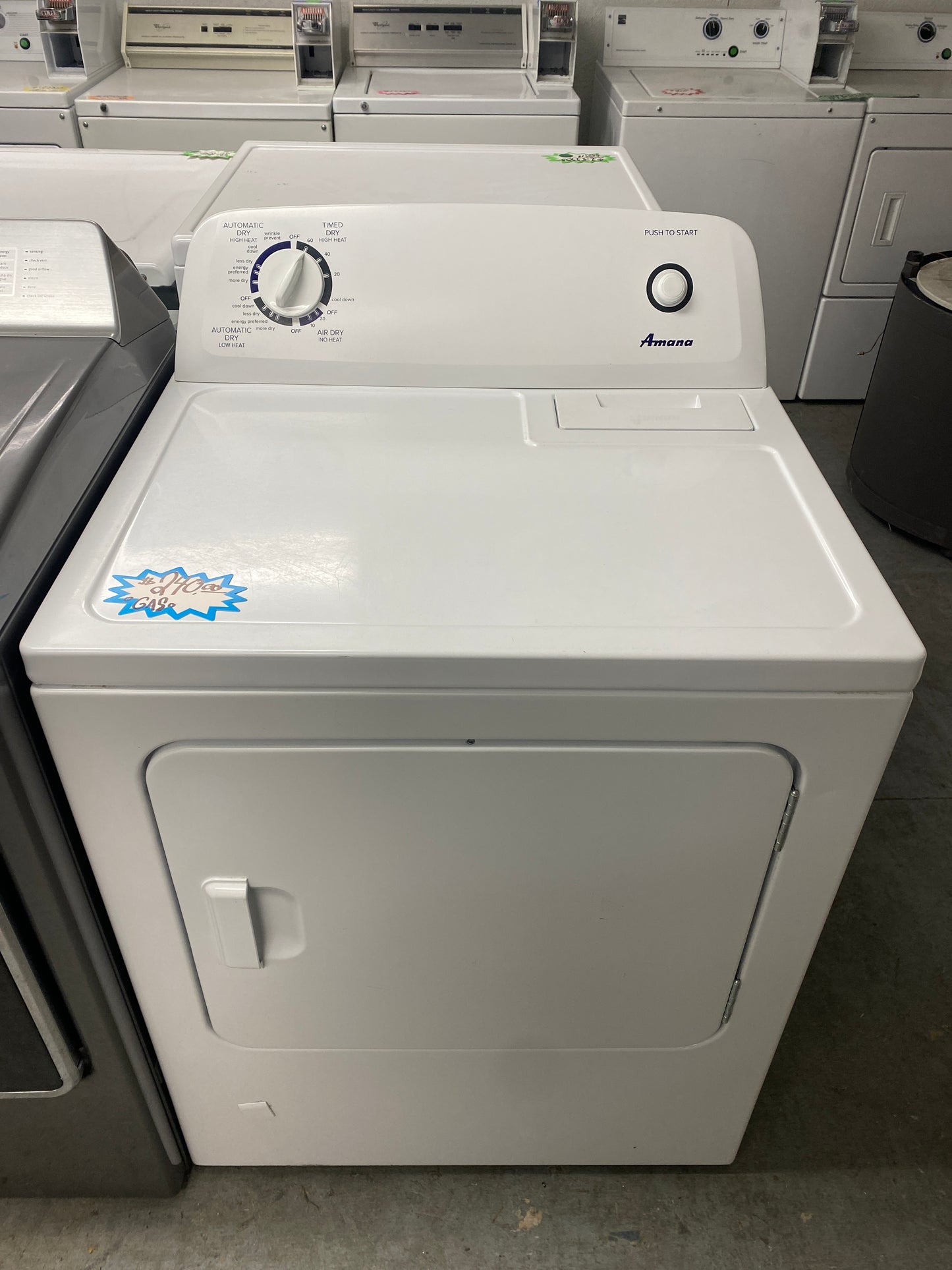 Amana 6.5 cu.ft. Capacity Natural Gas Dryer