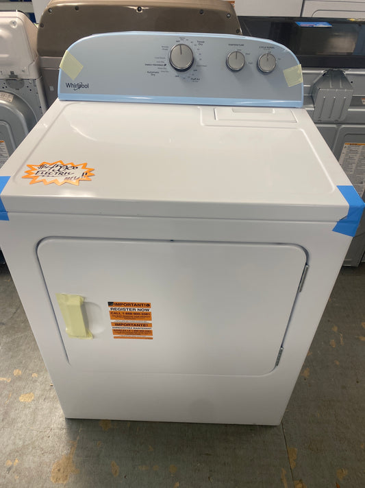 New!! Whirlpool 6.5 cu. ft. Electric Dryer