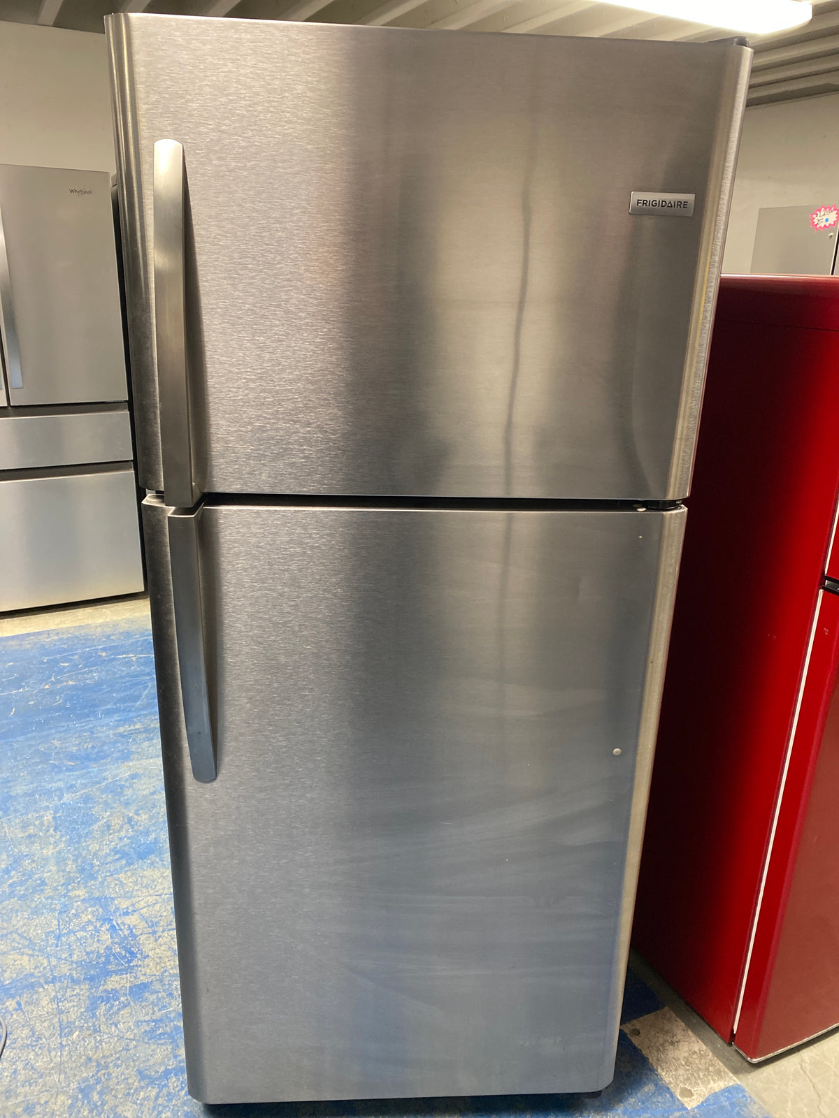 Frigidaire 30” Wide Top Freezer Stainless Steel Refrigerator