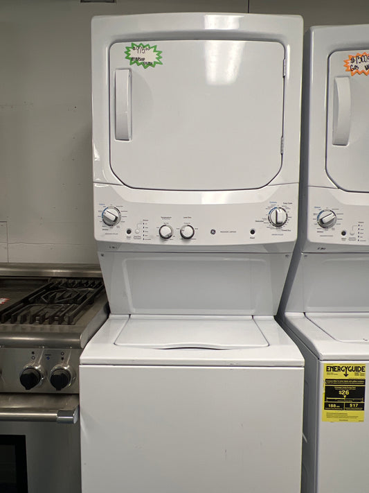 GE Electric Washer Dryer Stack