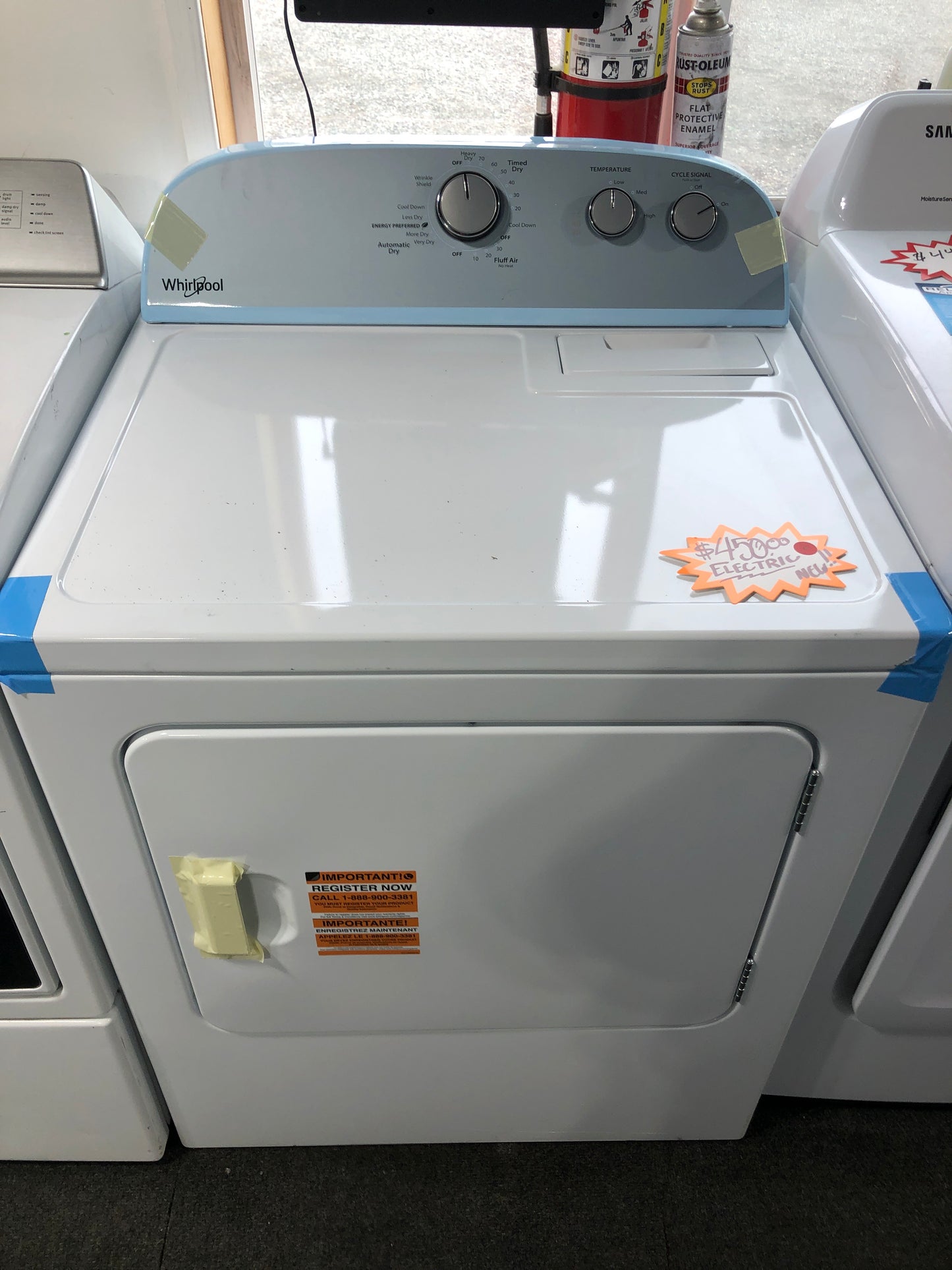 NEW!! Whirlpool Electric Dryer