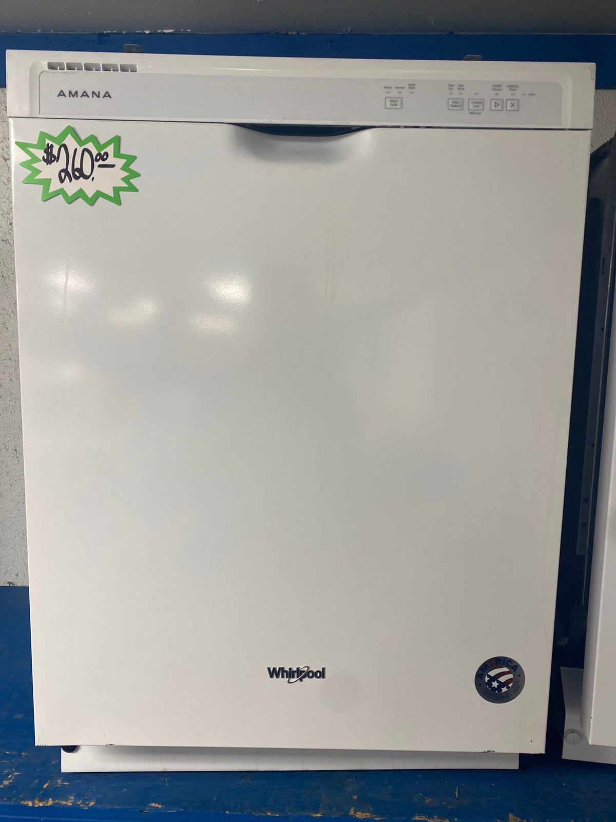 Amana 24” Front-Control White Dishwasher