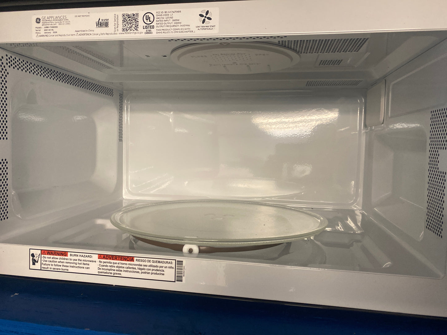 New!! GE 30” Over-the-Range Microwave