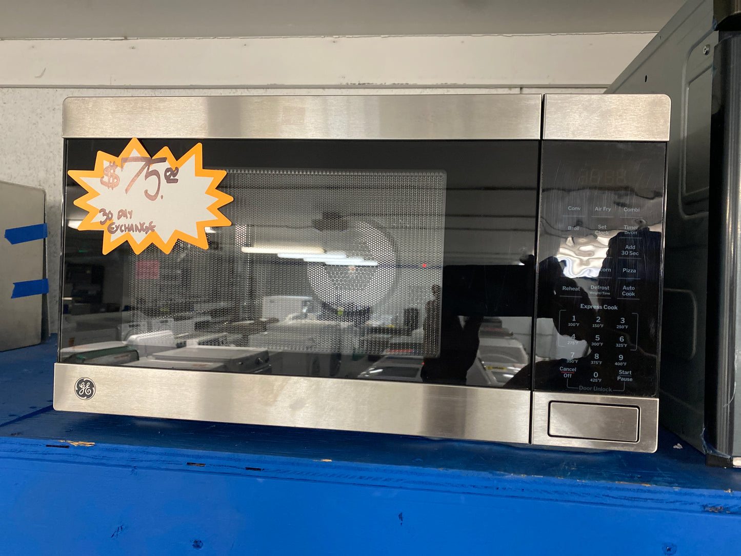 GE countertop Stainless Steel Microwave