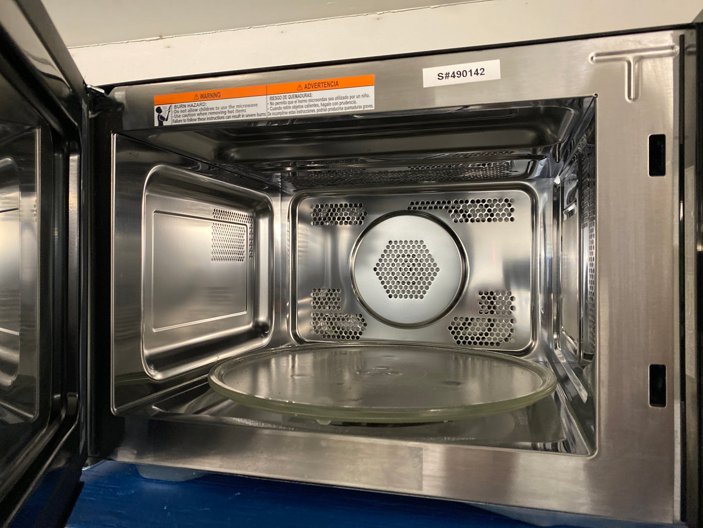 GE countertop Stainless Steel Microwave