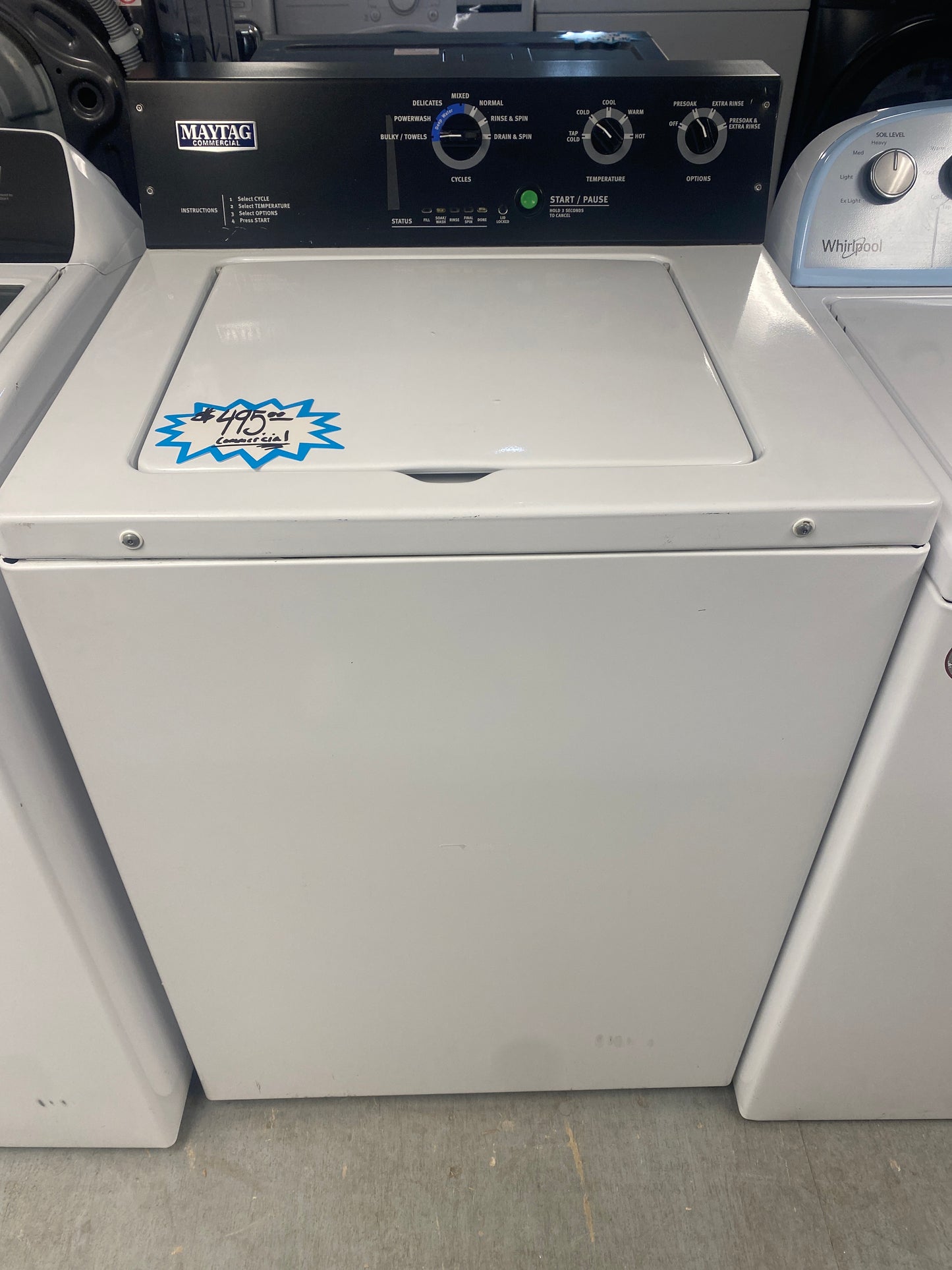 Maytag Commercial Top Load Washer