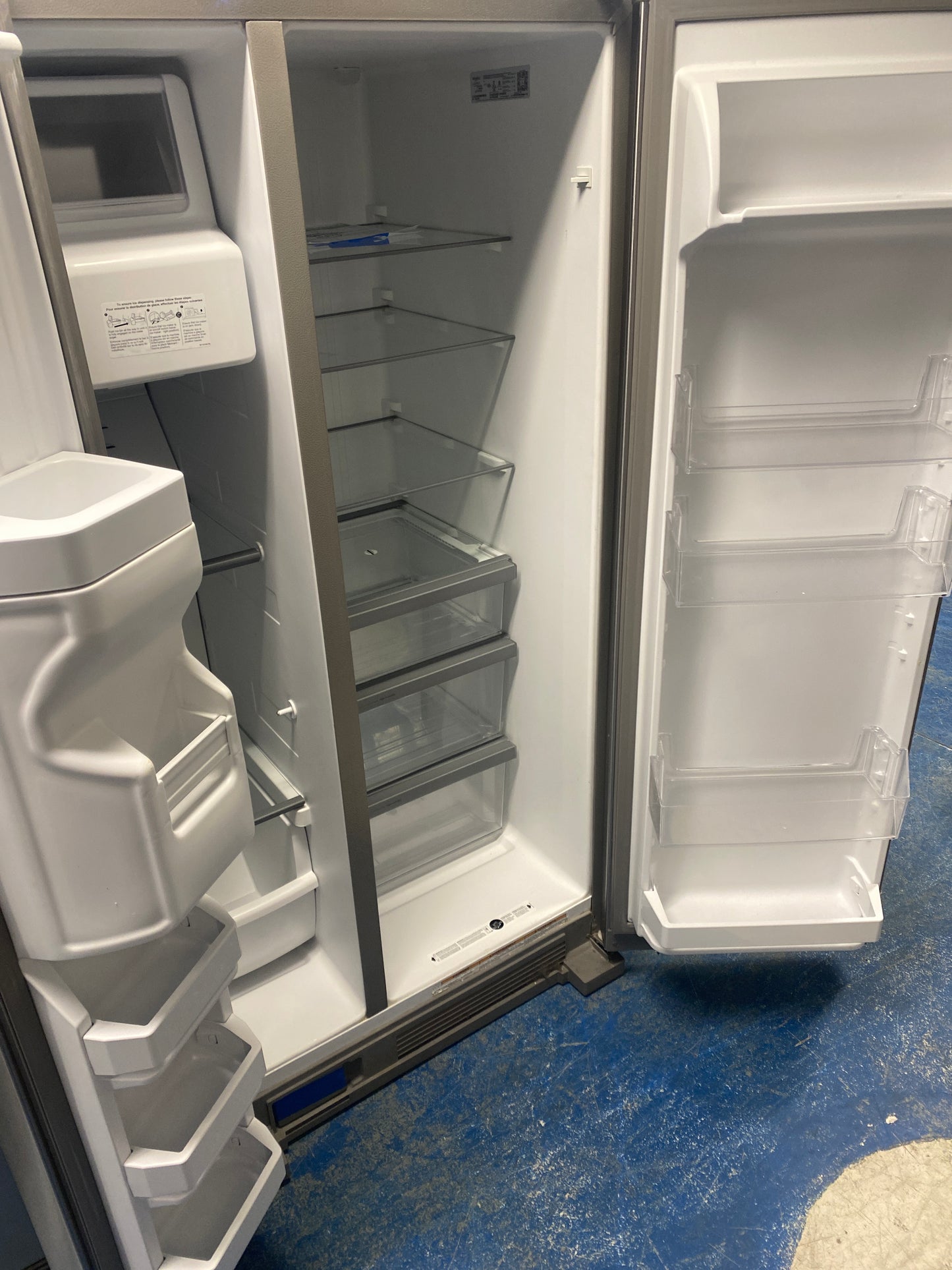 Whirlpool 36” Wide Side-by-Side refrigerator