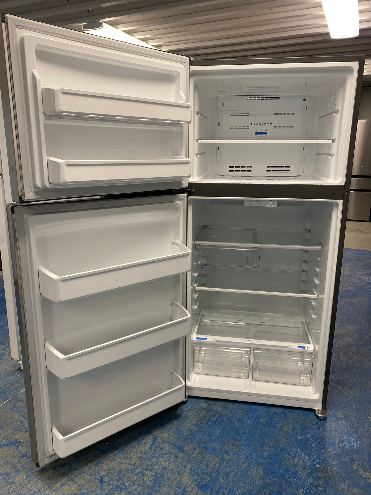 Frigidaire 30” Wide Stainless Steel Top Freezer Refrigerator