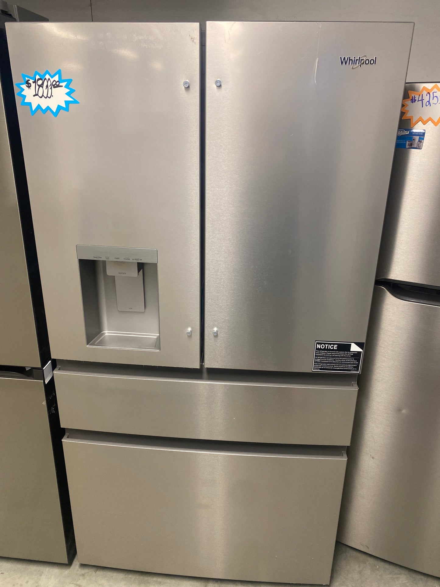 Whirlpool 29.0 cu. ft. 4-door Stainless Steel Refrigerator