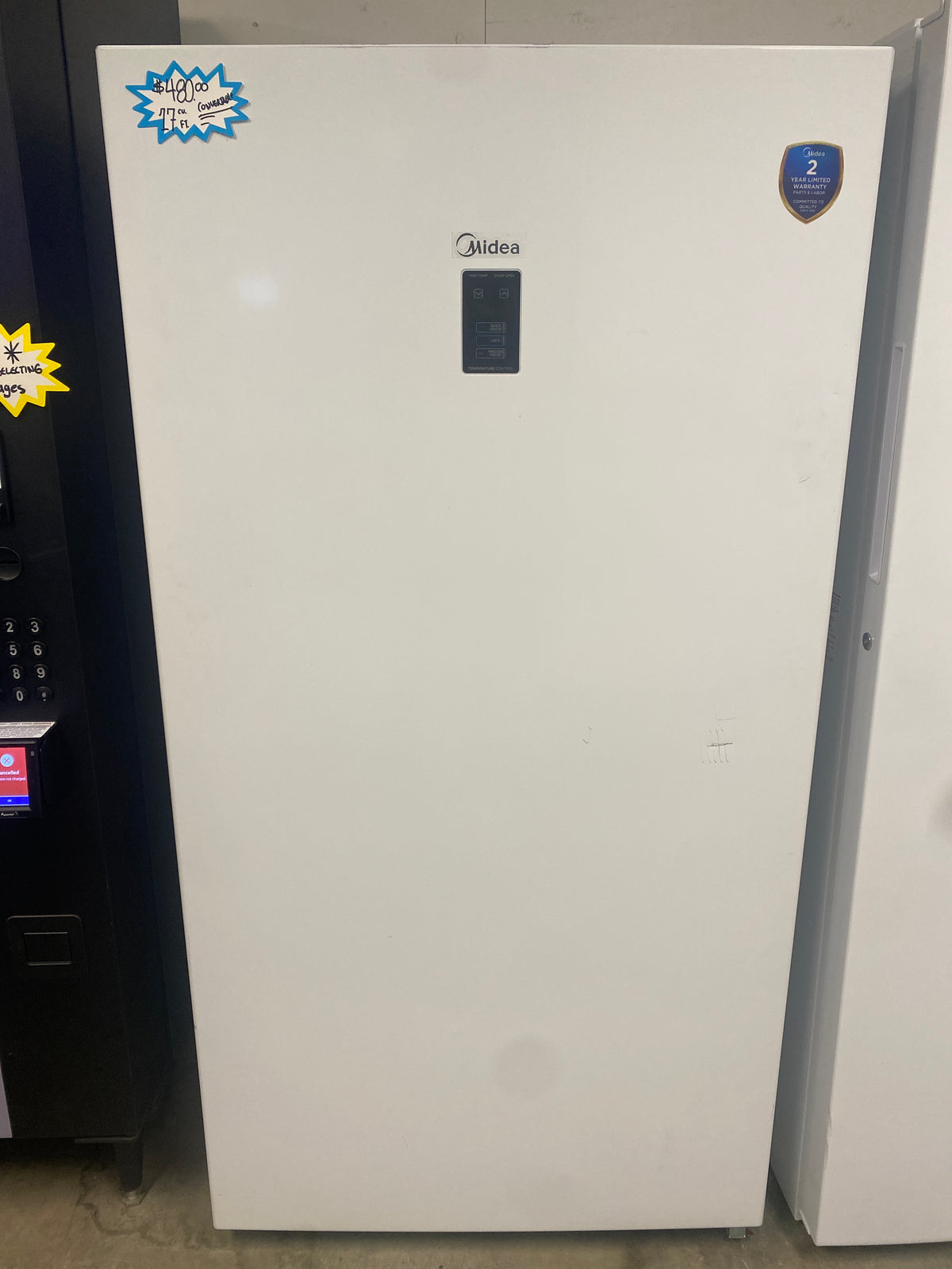 Midea 17 cu. ft. Convertable Refrigerator Freezer