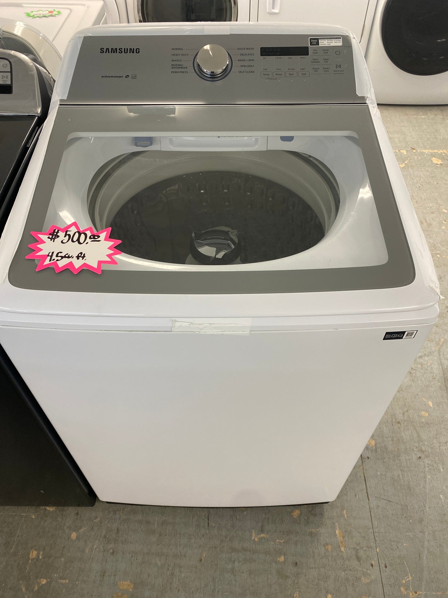 Samsung 4.5 cu. ft. Top-Load High Efficiency Washer
