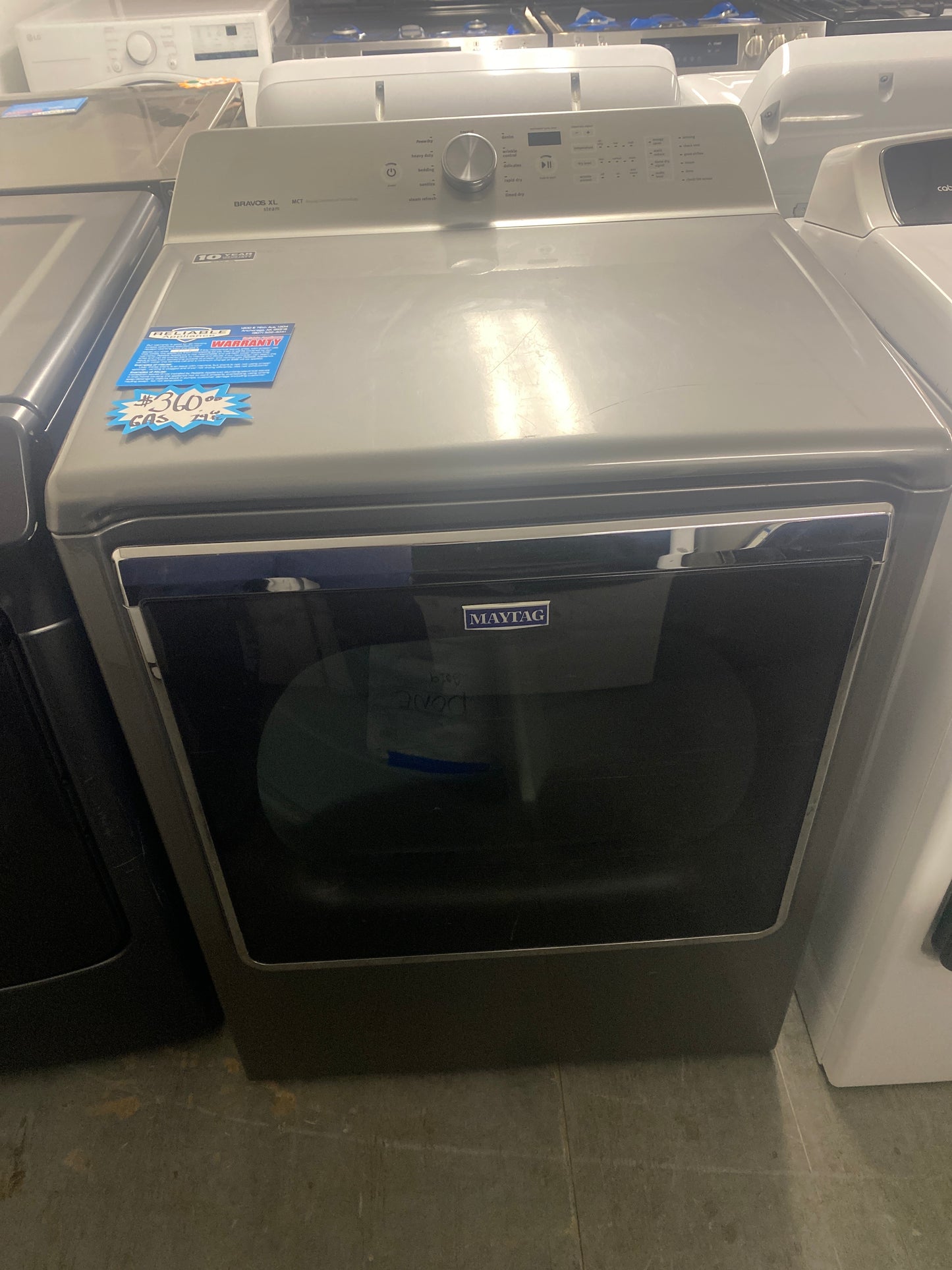 Maytag 7.4 cu. ft. Capacity Natural Gas Dryer