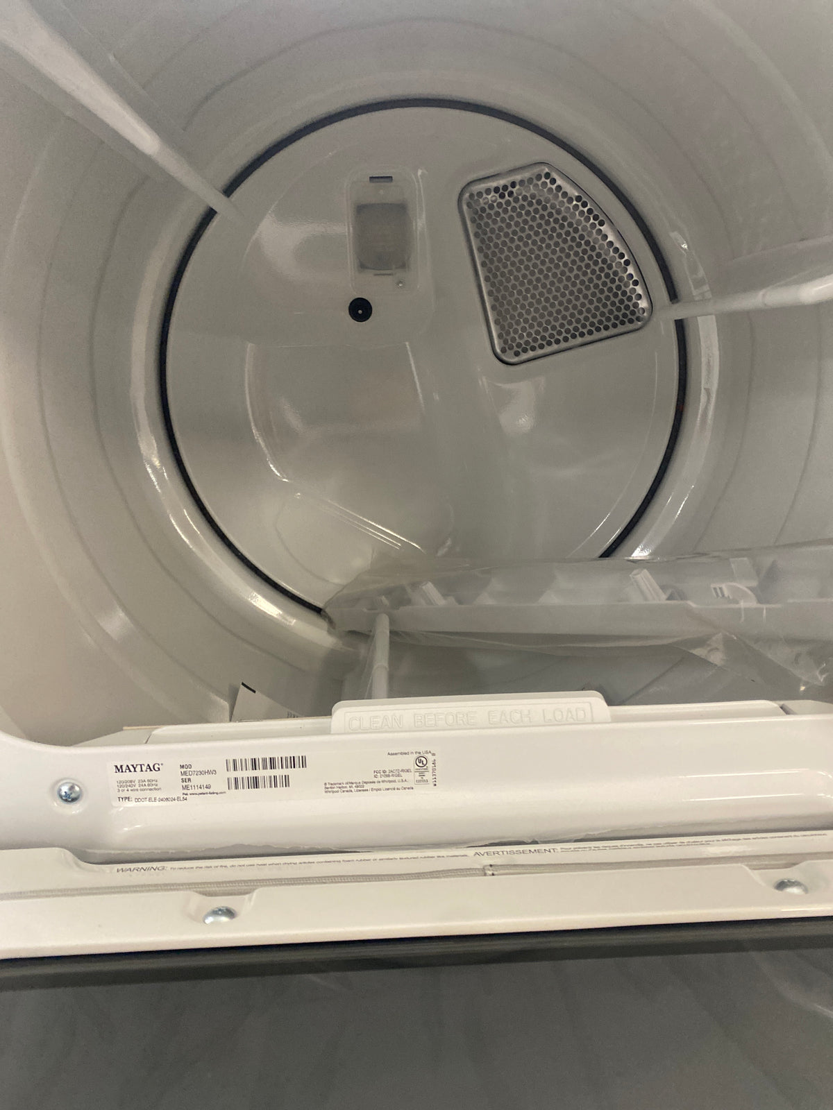 New!!! Maytag 7.3 cu. ft. Electric Dryer