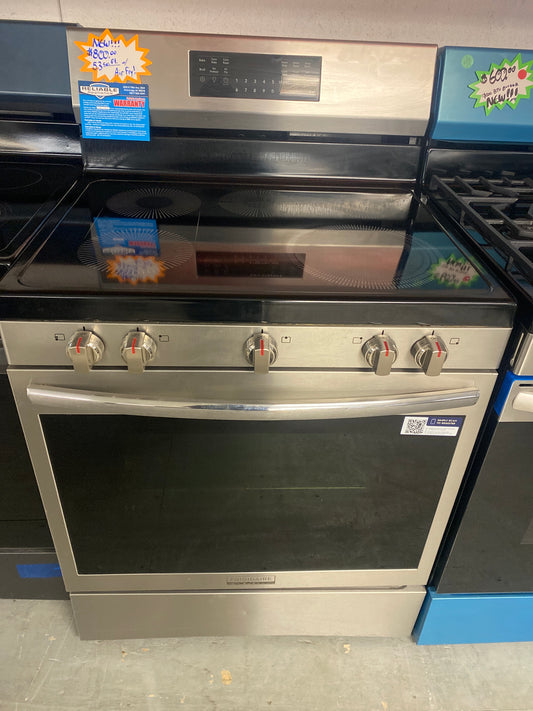 New!! Frigidaire 5 Burner Glass Top Electric Convection Range