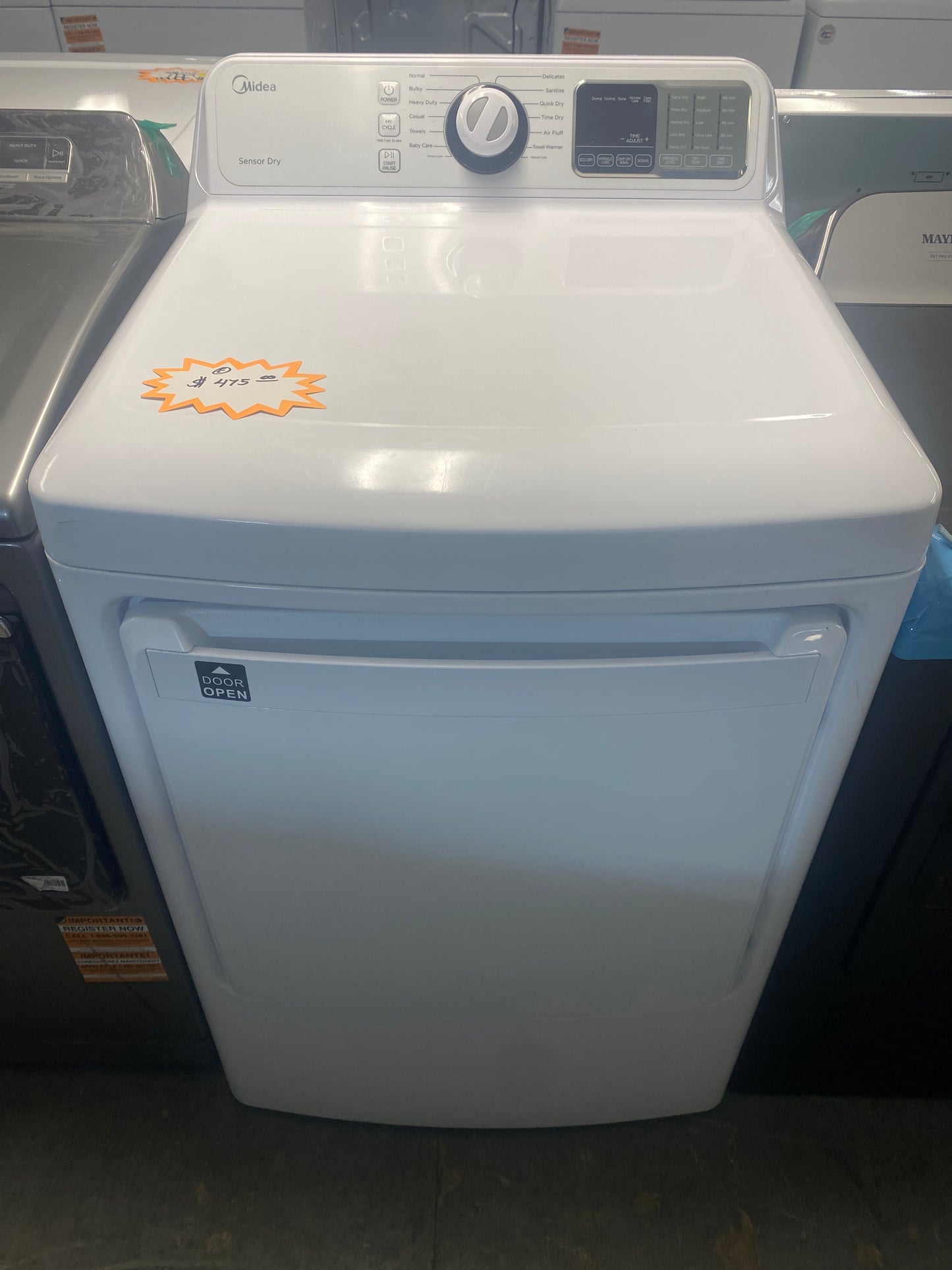 Midea 7.5 cu. ft. Electric Dryer