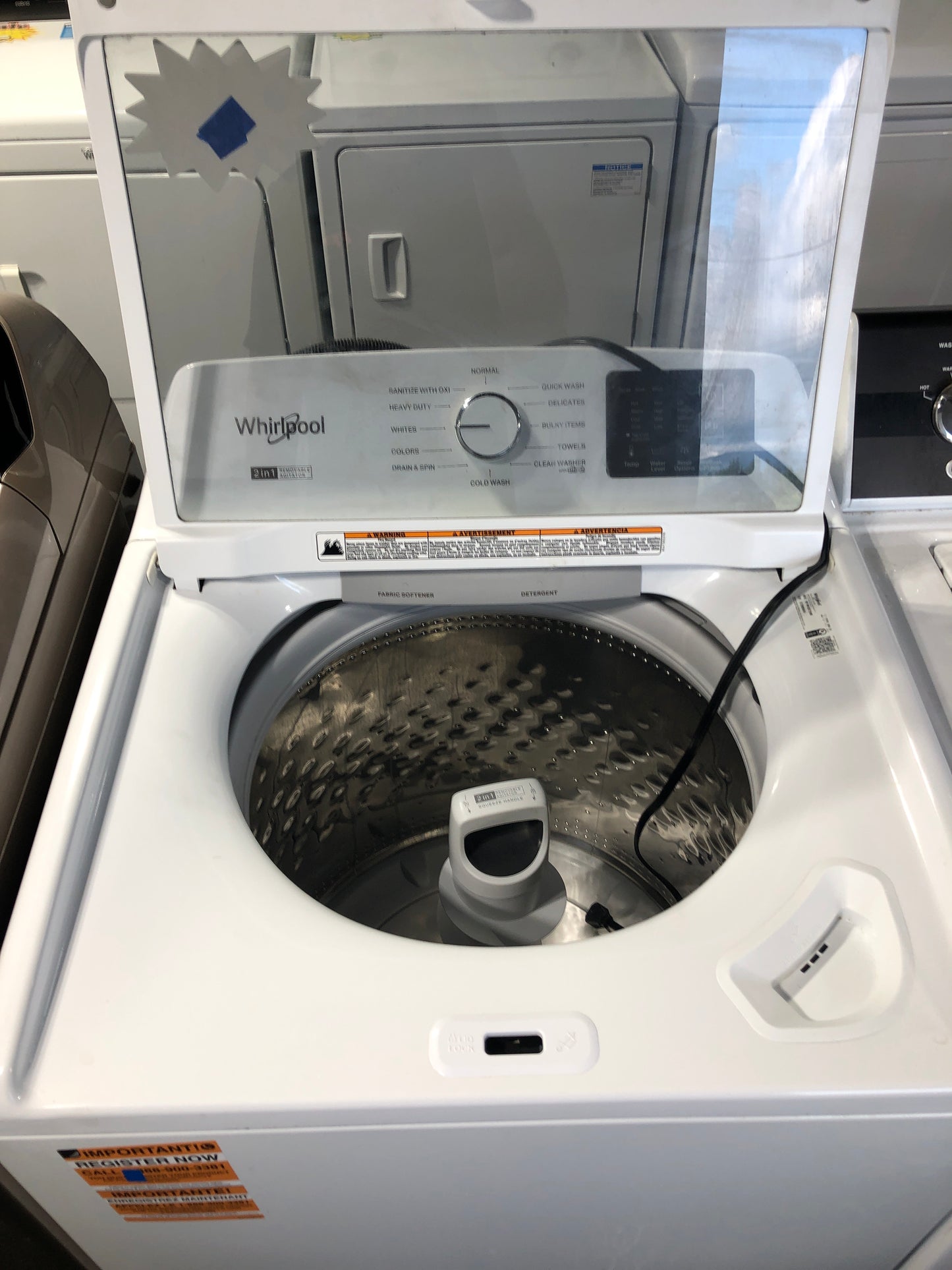 NEW!! Whirlpool Top Load Washer