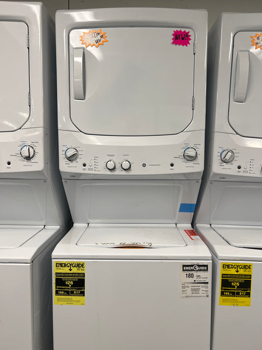NEW! GE Gas Washer Dryer Stack