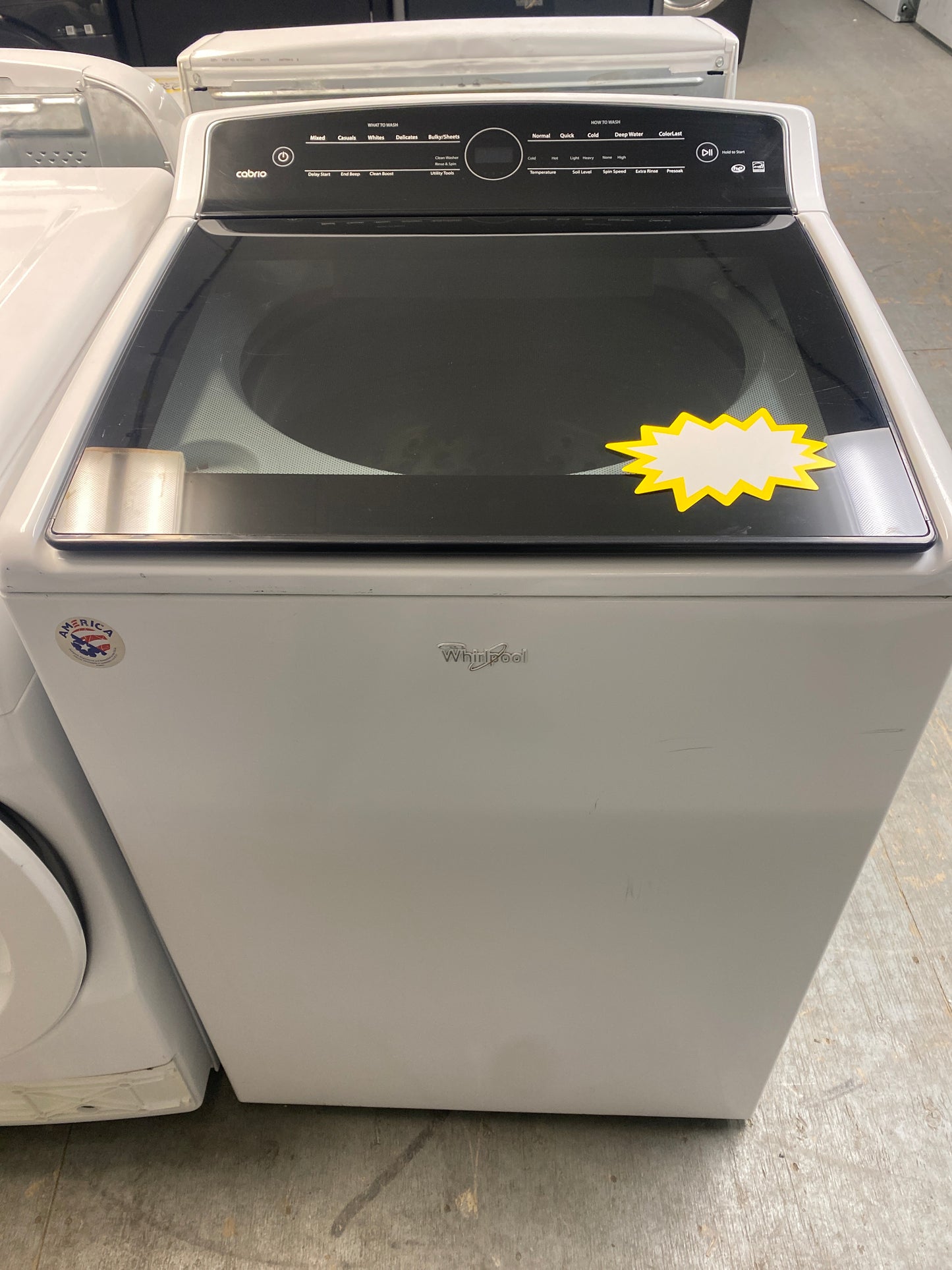 Whirlpool cabrio 5.3 cu. ft. Top Load Washer