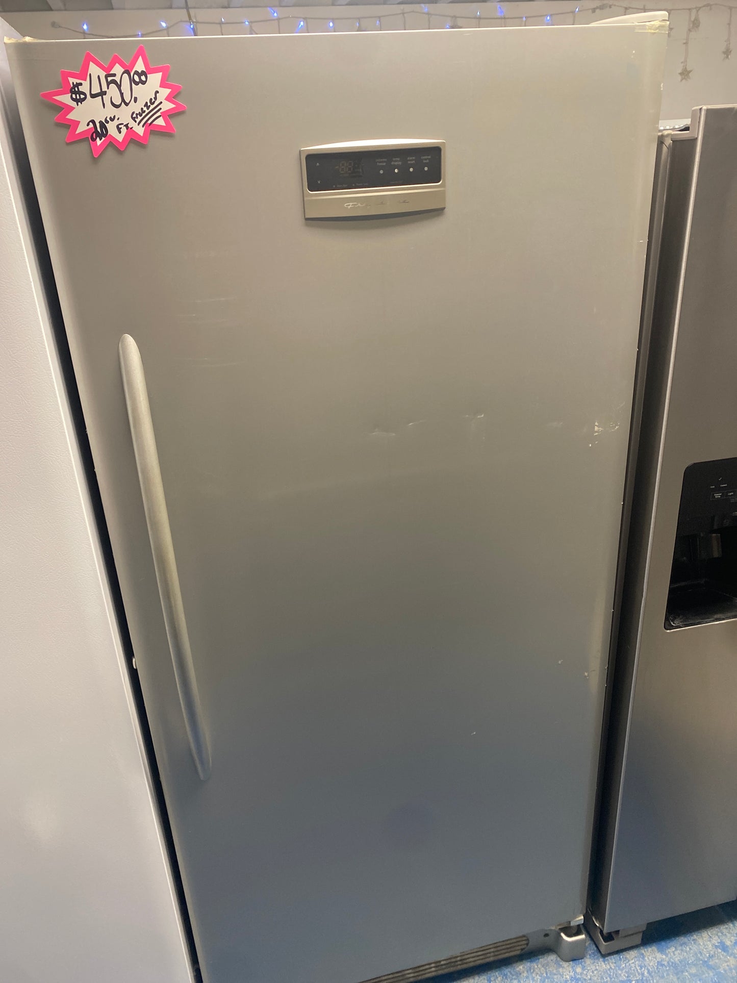 Frigidaire gray 20 cu. ft. Upright Freezer