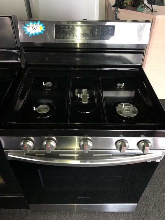 5 Burner Gas Stainless Samsung Range