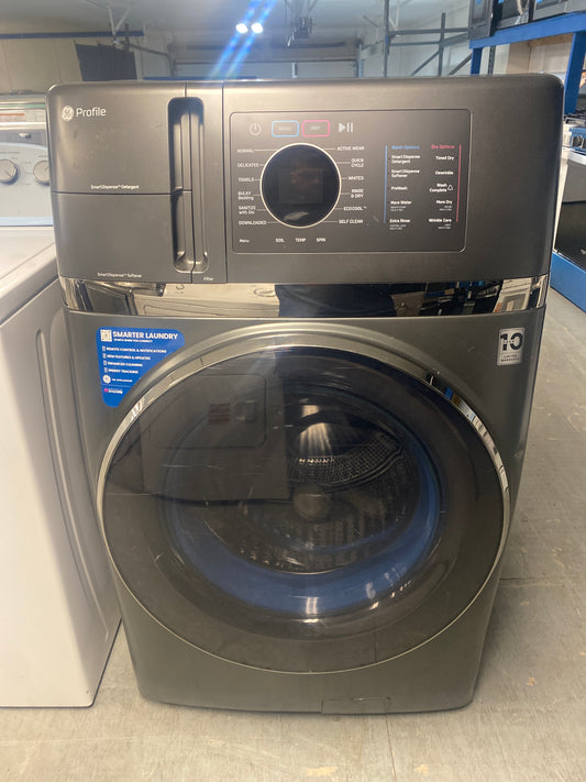 GE Profile “graphite” 4.8 cu. ft. Smart Ultrafast Electric All-In-One washer & dryer Combo