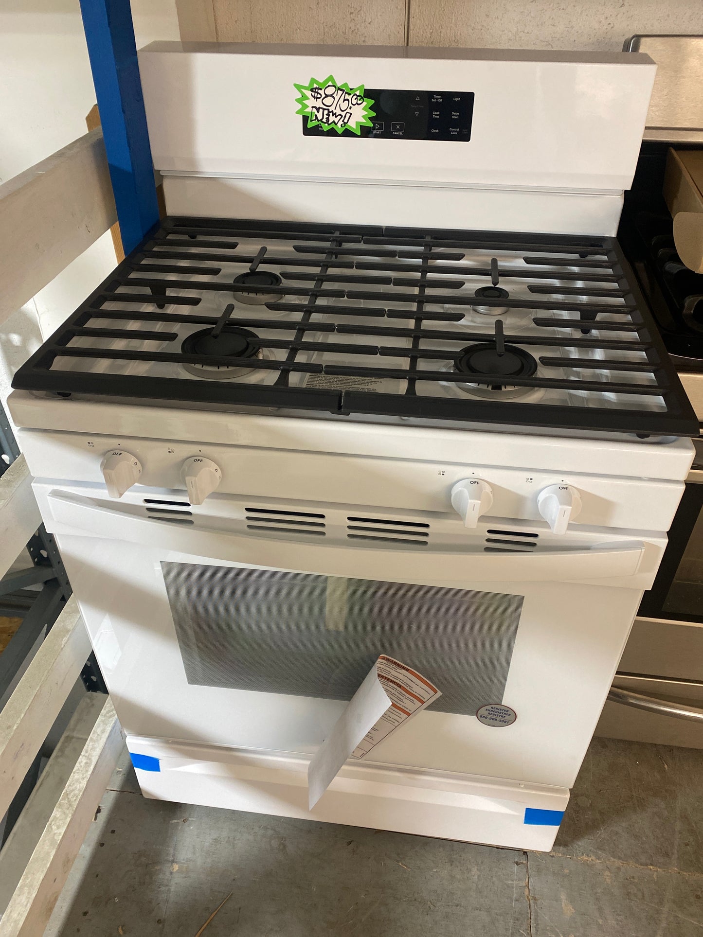 NEW!!! Whirlpool 30” 4 Burner Natural Gas Range
