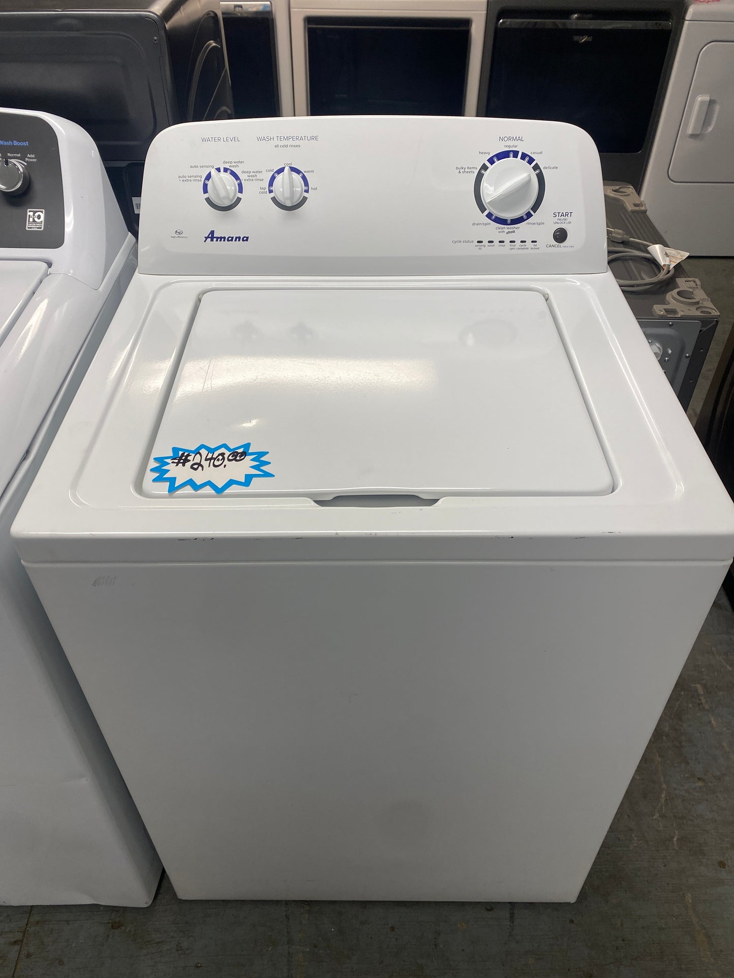 Amana Top Load Washer