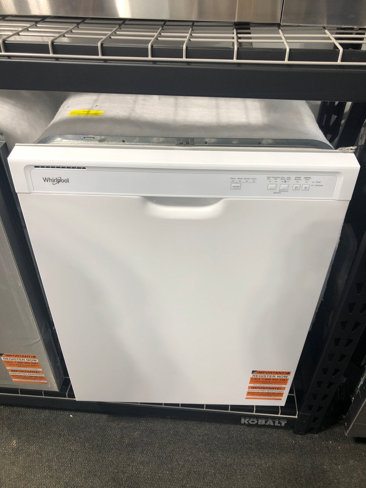 New! Whirlpool Basic White Dishwasher