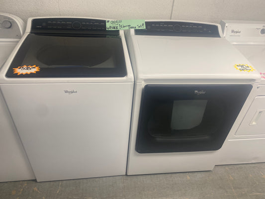 Whirlpool Cabrio Top Load Washer & 7.4 cu. ft. Electric Dryer Set