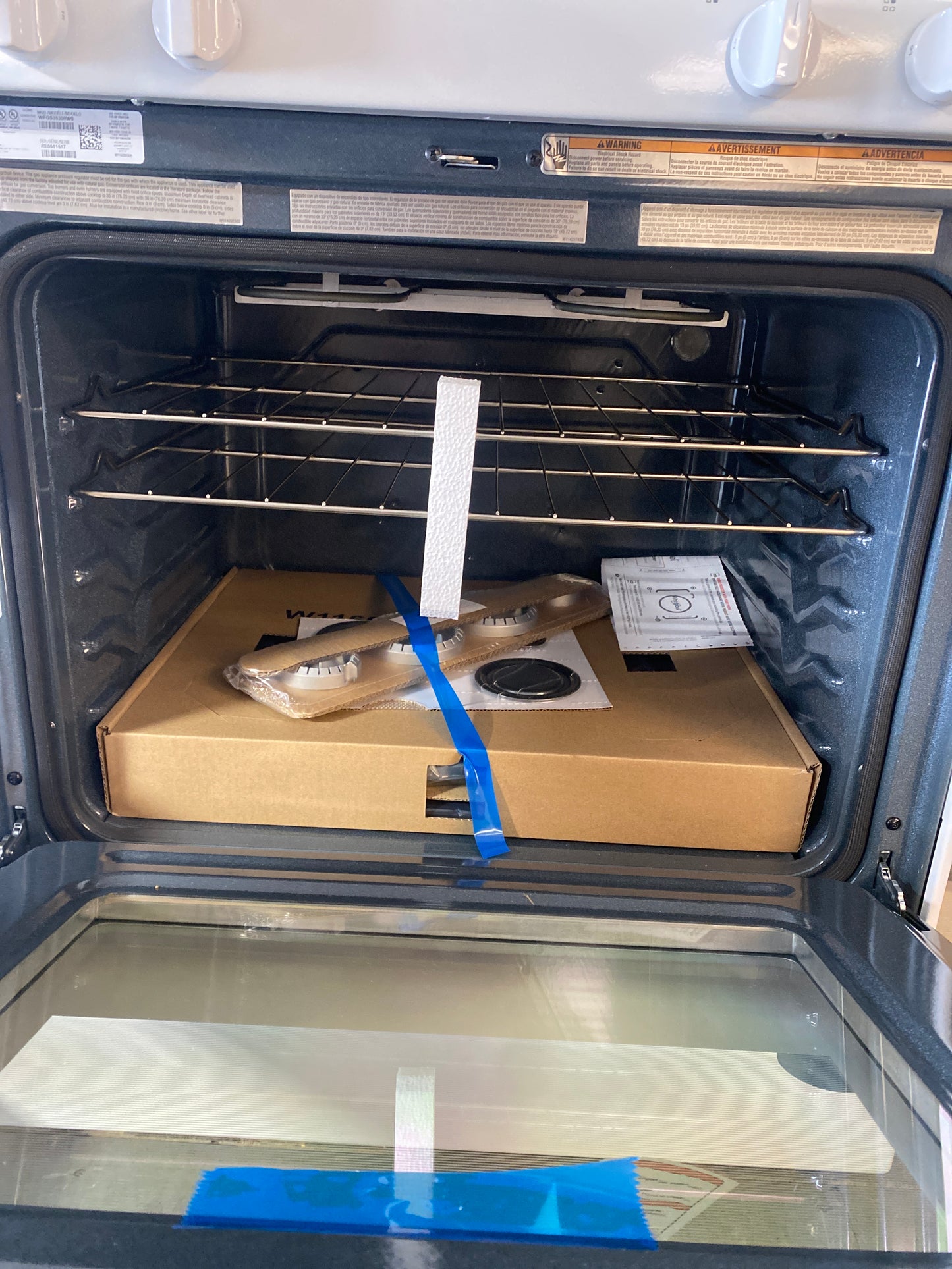 NEW!!! Whirlpool 30” 4 Burner Natural Gas Range