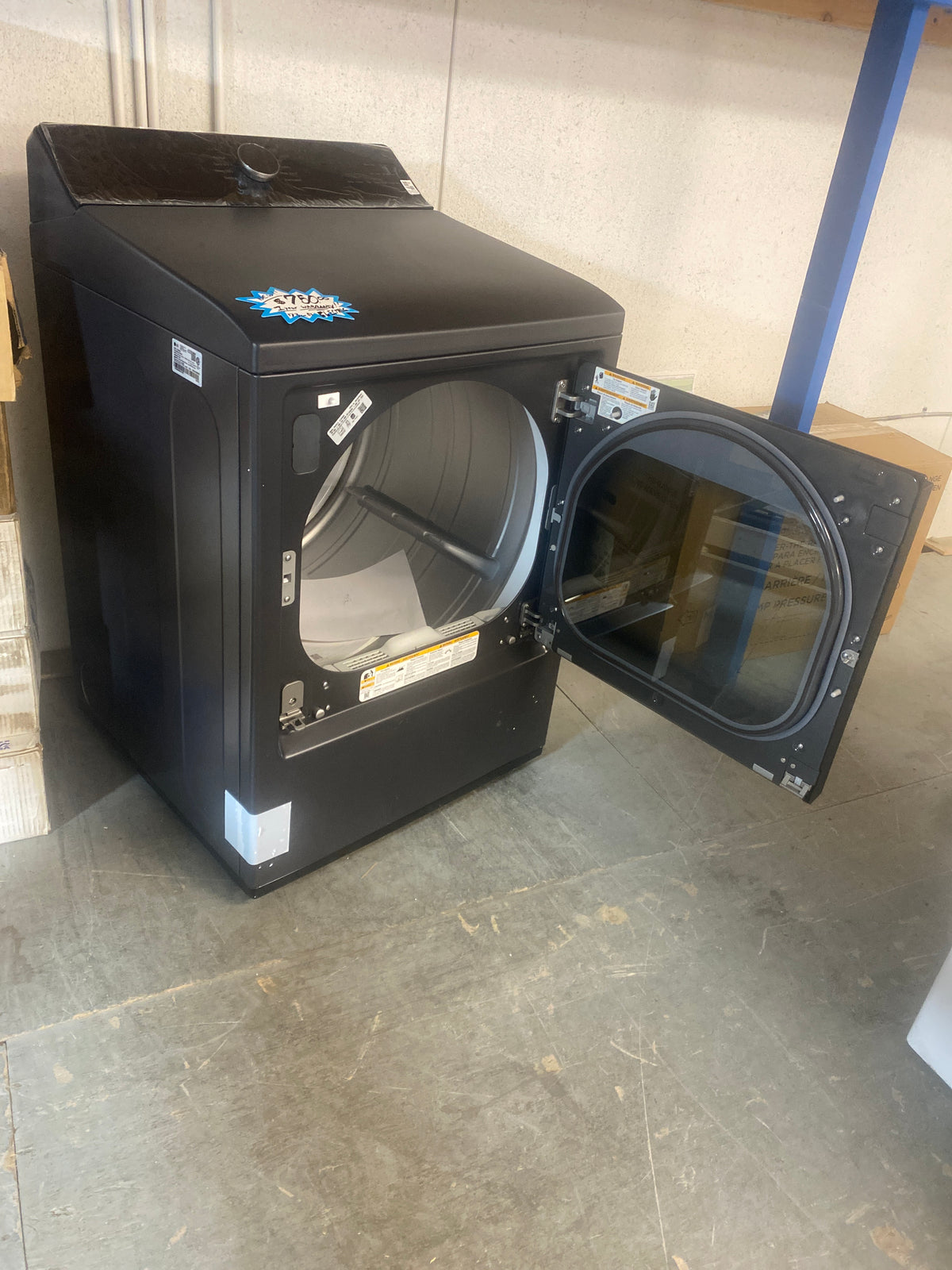 New!! LG “matte black” 7.3 cu. ft. Electric Dryer
