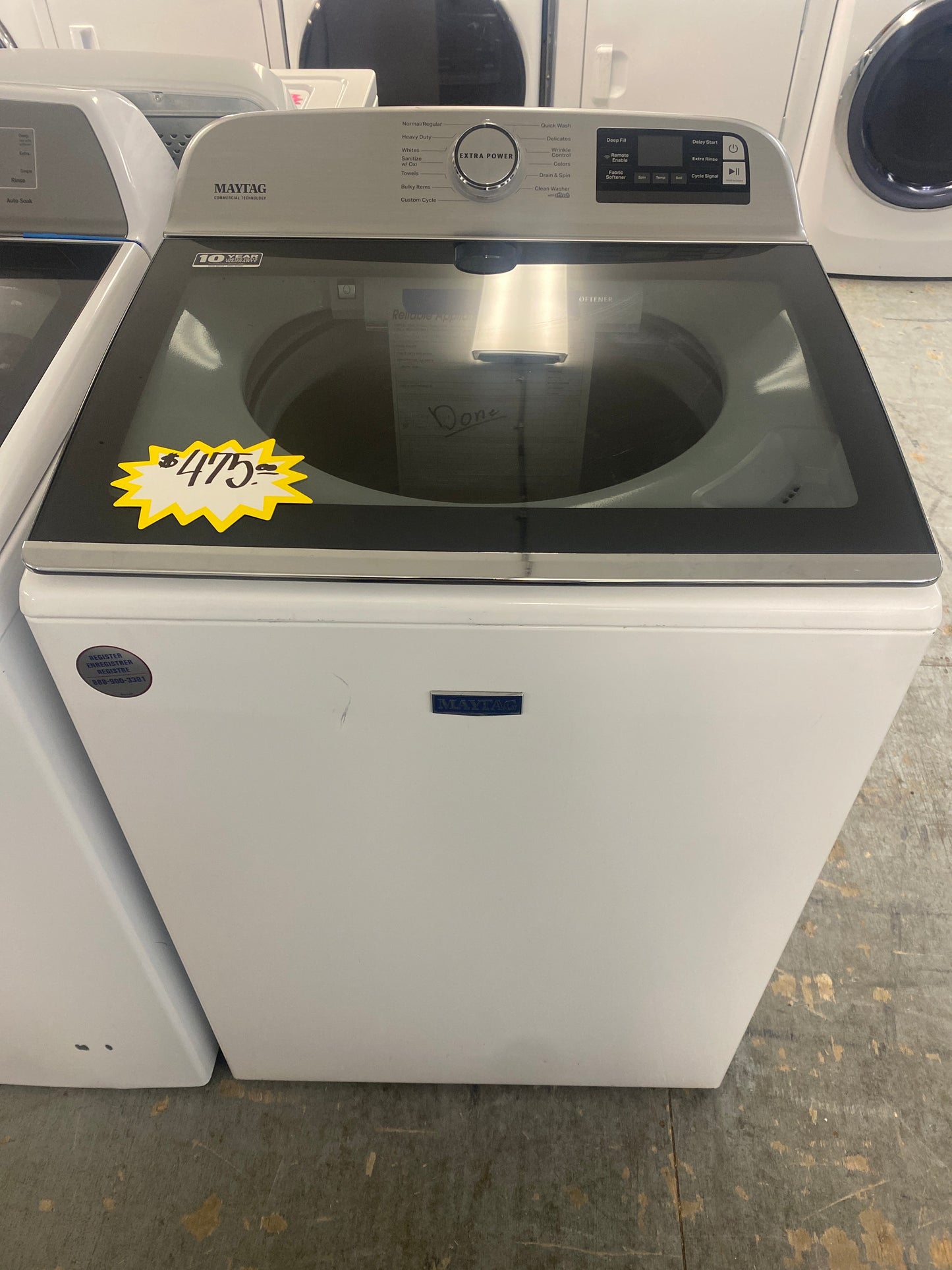 Maytag Top-Load High Efficiency Washer