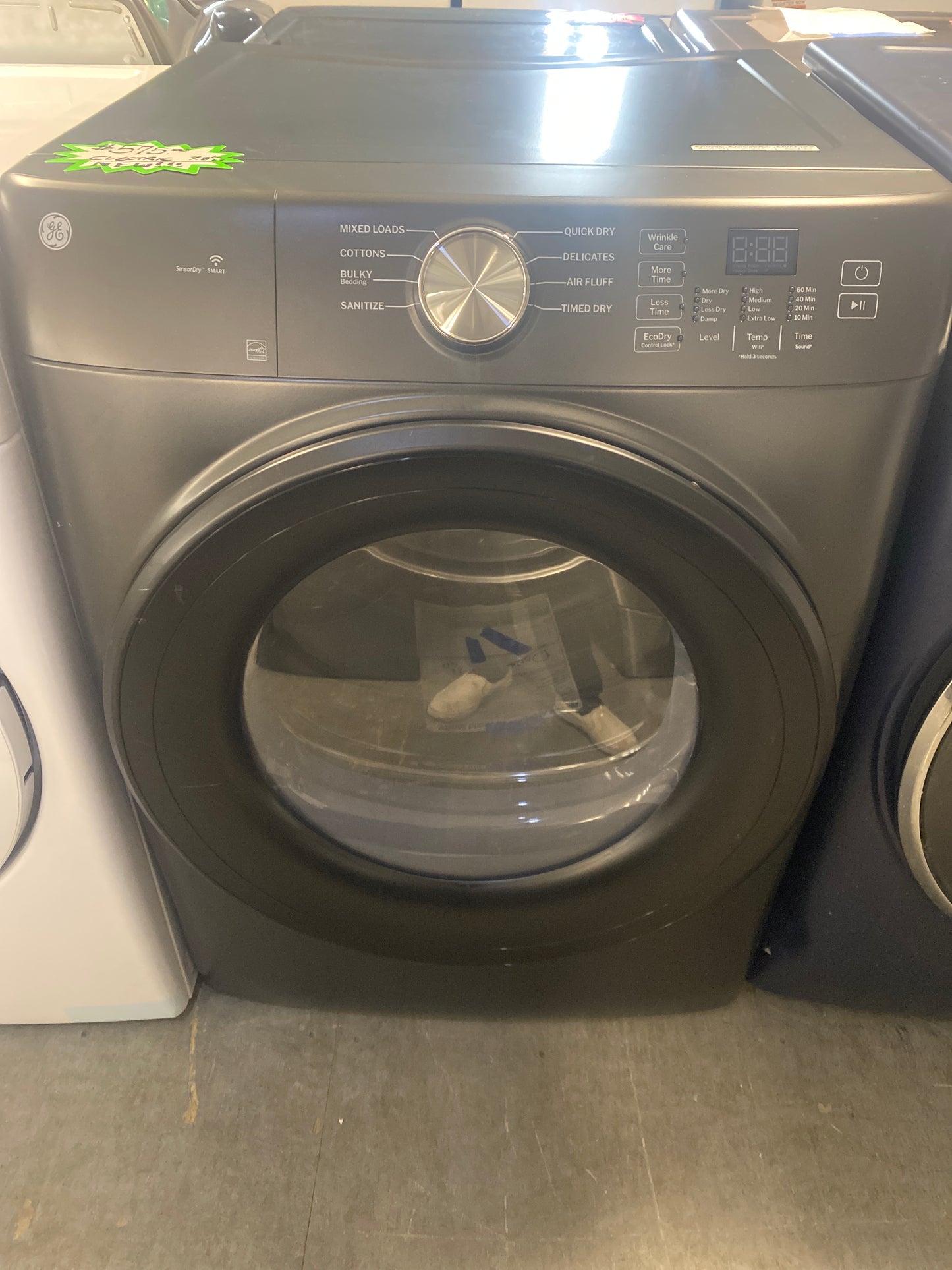 New!!! GE 7.8 cu. ft. Electric Dryer