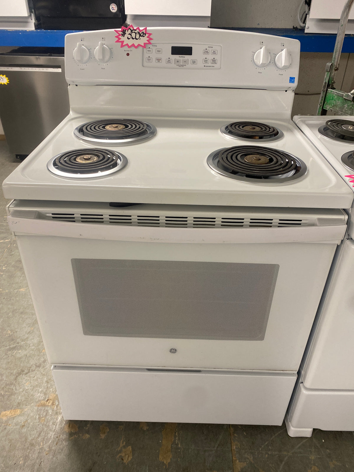 GE 4-Burner Coil Top 30” Electric Range