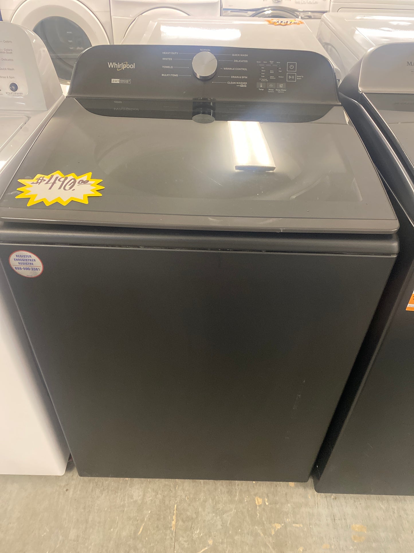 Whirlpool High-efficiency Top Load Washer