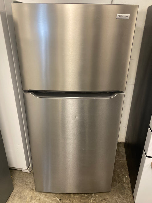 Frigidaire 30” Wide Stainless Steel Top Freezer Refrigerator