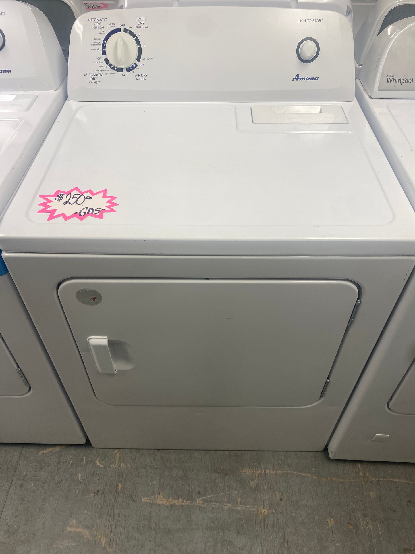 Amana 6.5 cu. ft. Natural Gas Dryer