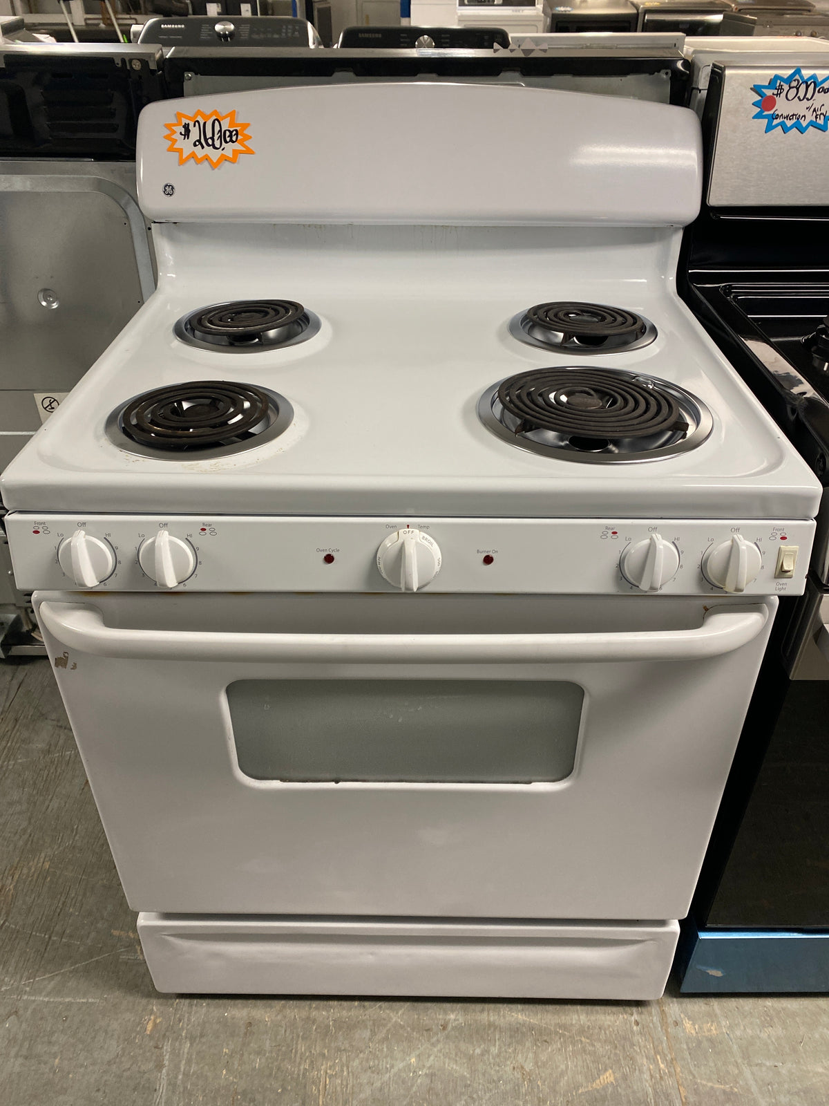 GE 4-Burner Coil Top Electric Range