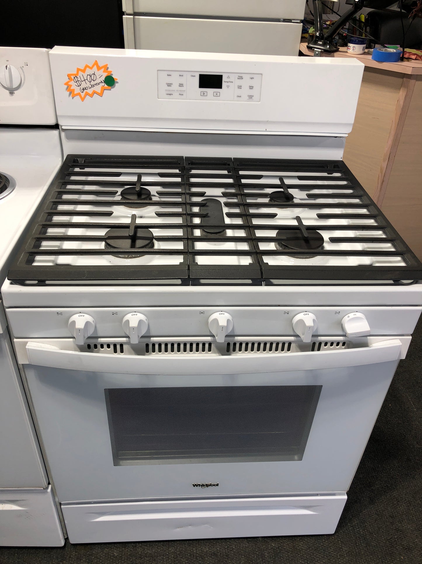 5 Burner Whirlpool Gas Range