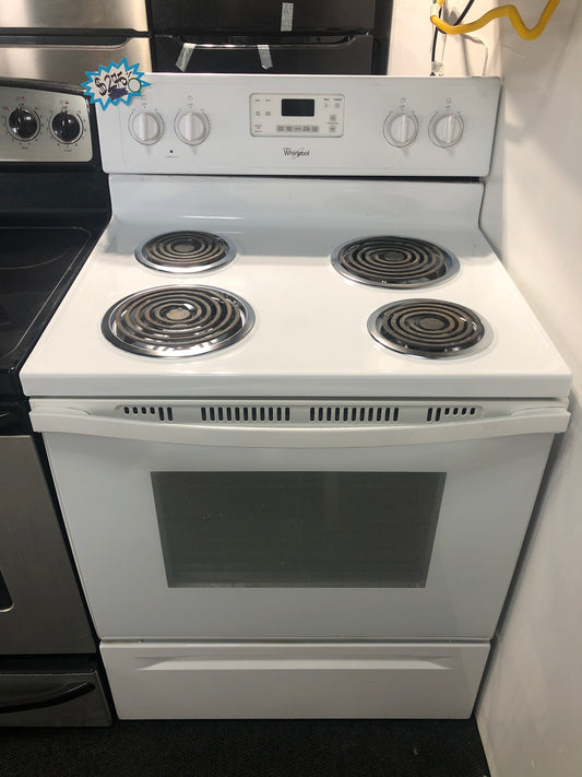 Whirlpool 4 Burner Coil Top Range