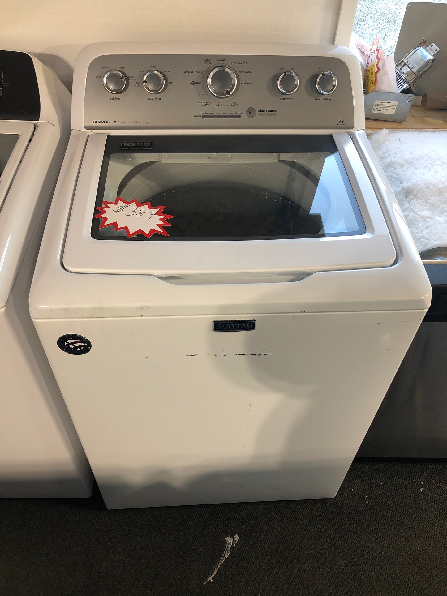 Maytag top load washer