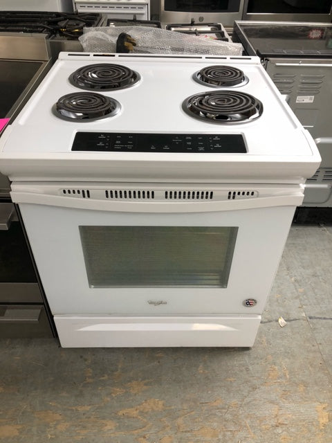 Whirlpool Slide-In Coil Top Electric Range